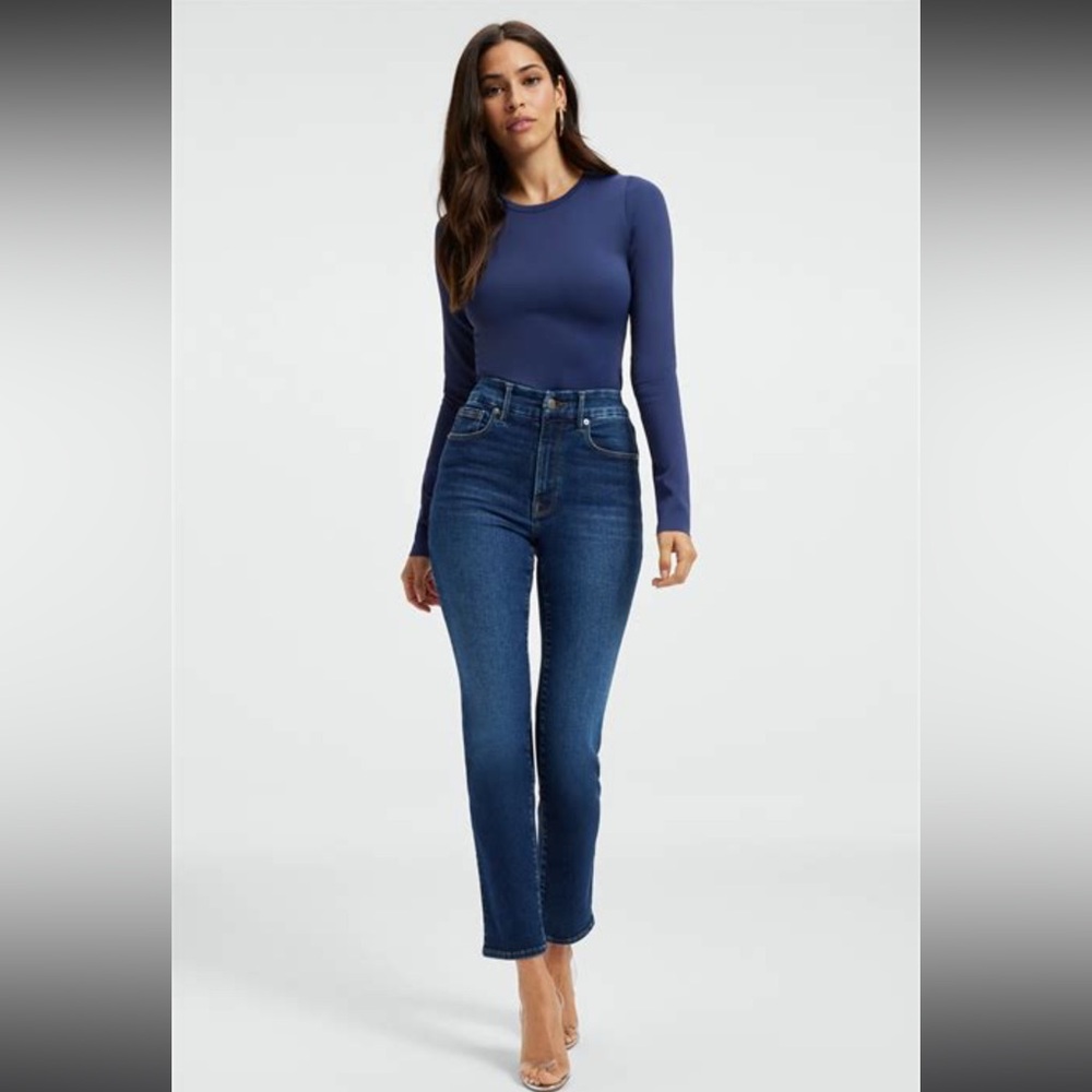 Good American Always Fits Cigarette Jeans